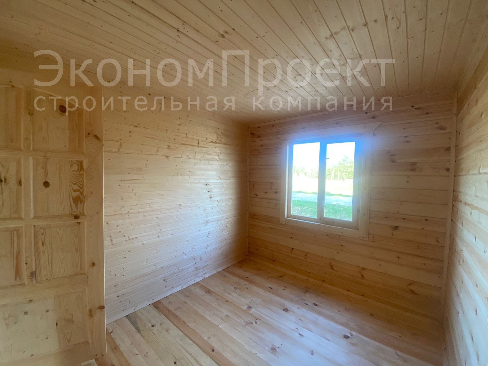 Интерьер брусовых домов и бань