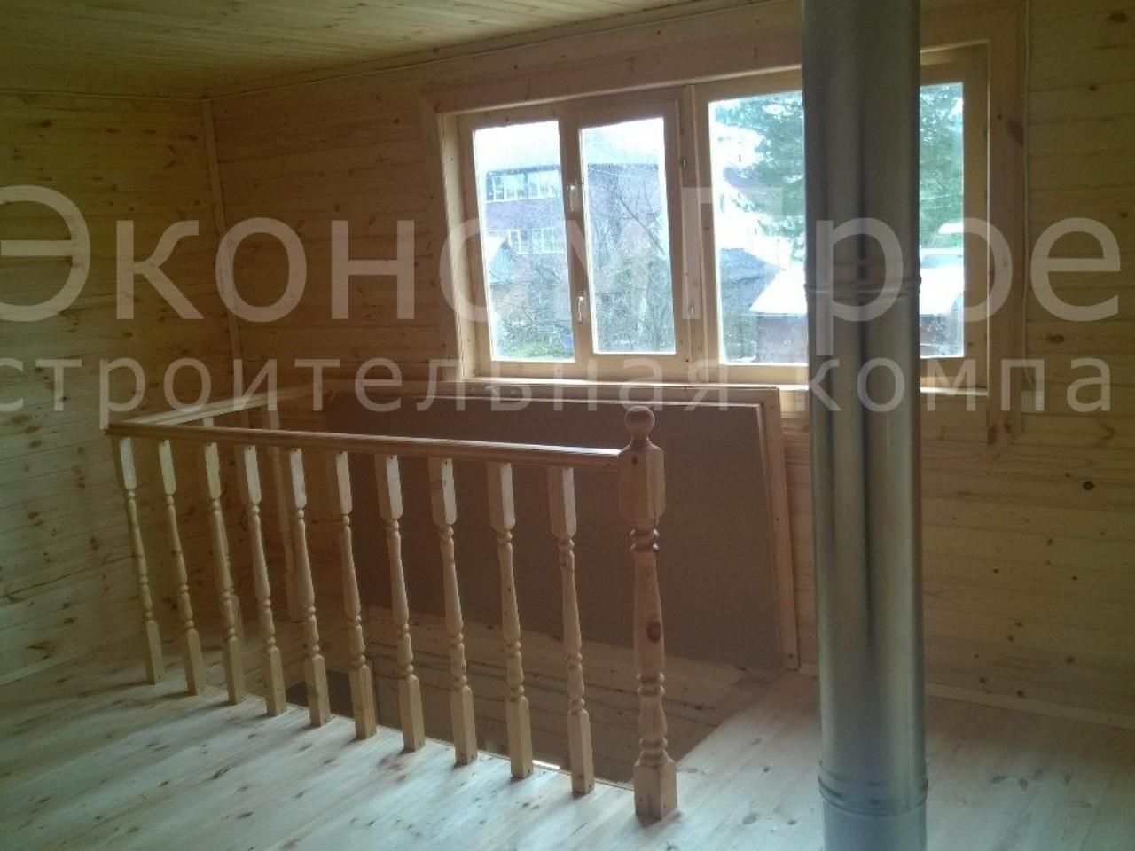 Интерьер брусовых домов и бань