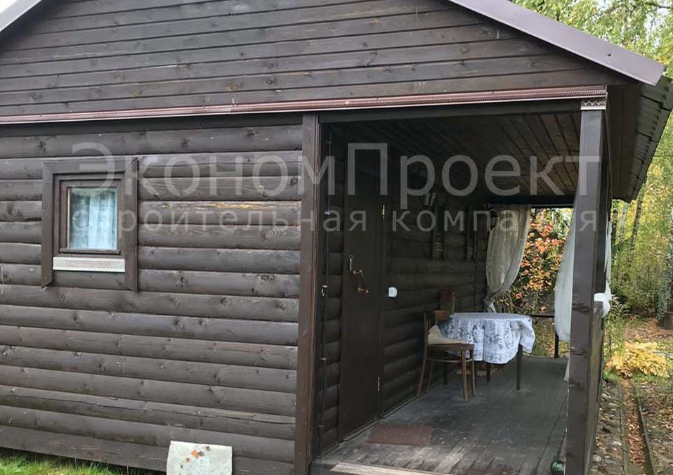 Баня из бруса 4,5х6 с террасой
