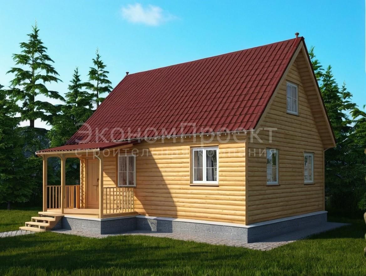 Дом из бруса 6х8 (Д-5)