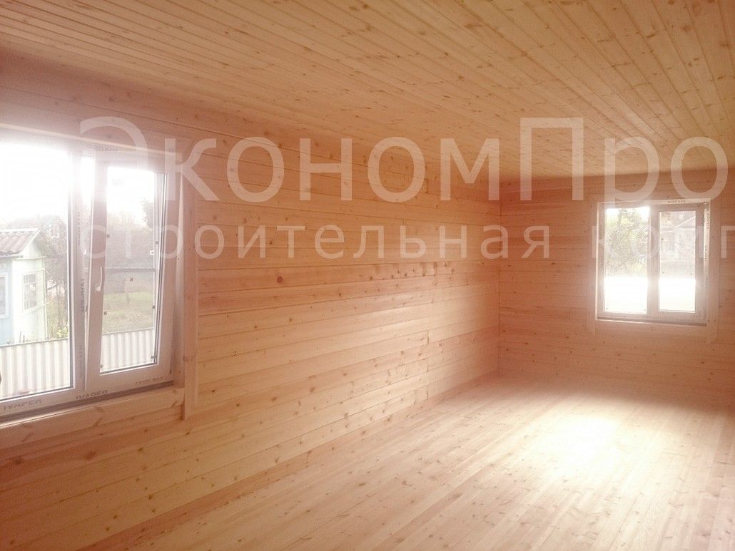 Дом из бруса 6х6 с мансардой  (Д-1)