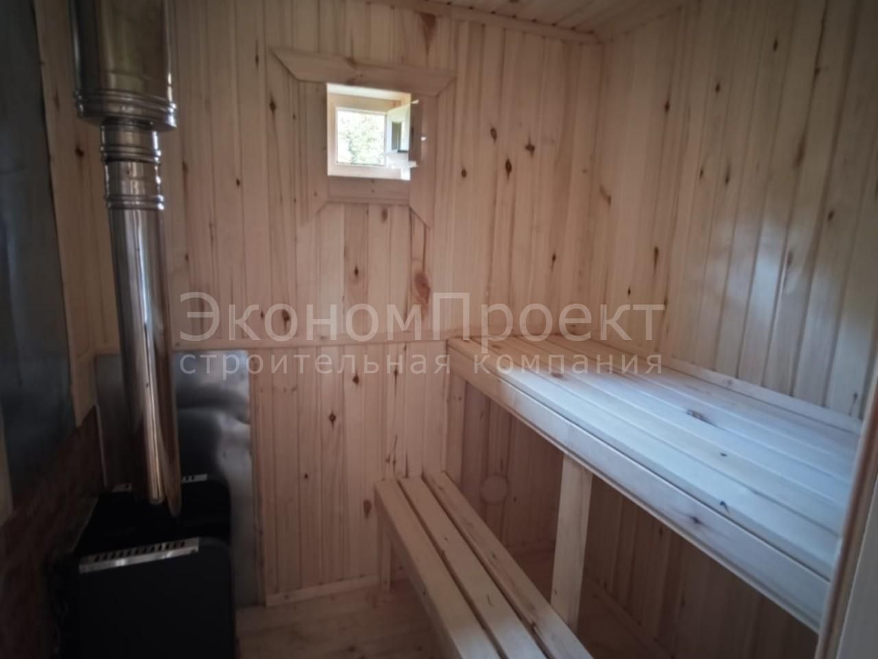 Баня 6x4 с крыльцом Б-11