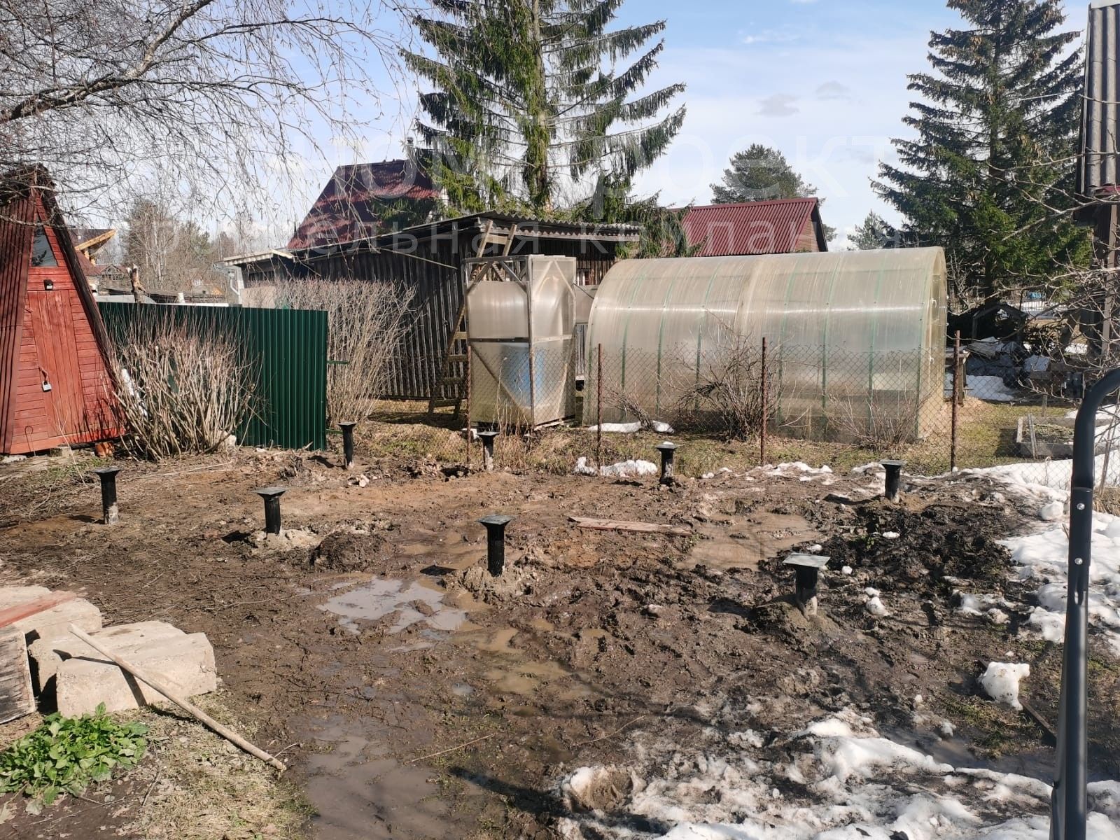 Фото загородного фундамента