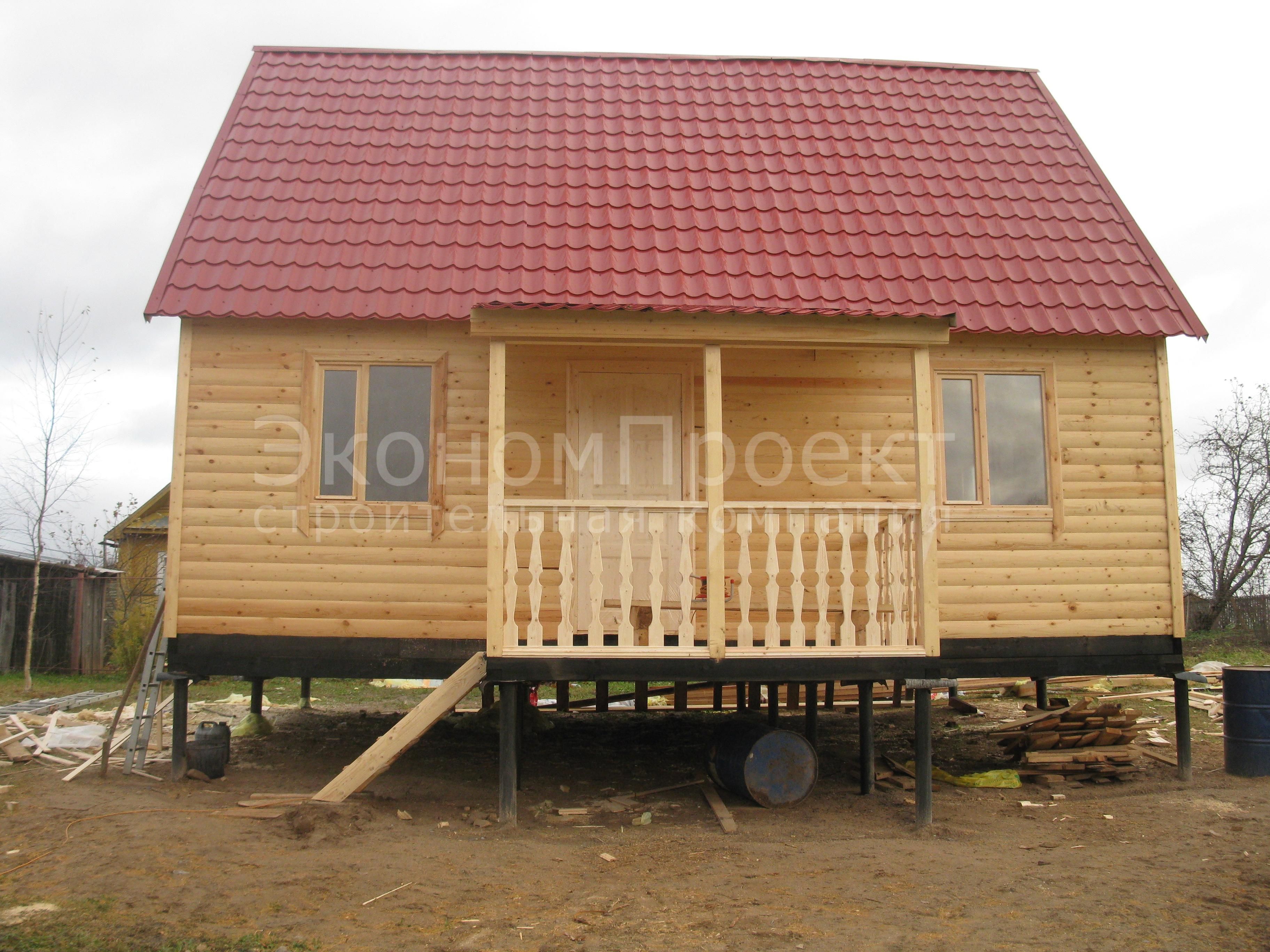 Дачный дом 6х8 (Д-5)