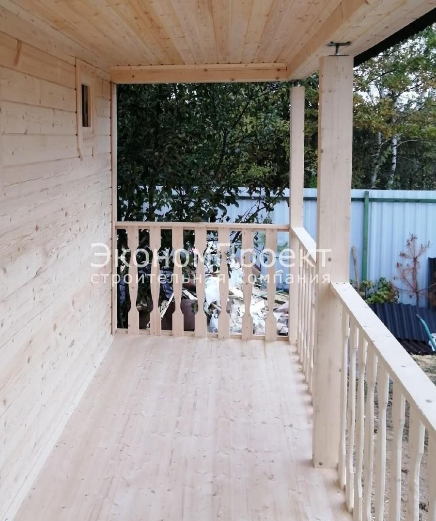 Баня из бруса 6x4 с мансардой Б-5