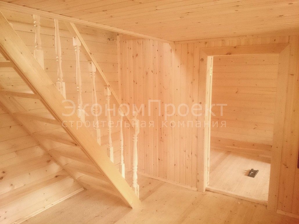 Дом из бруса 6х6 с мансардой  (Д-1)