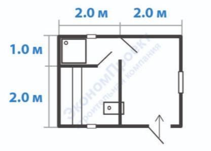 Планировка бани из бруса 3х4 под ключ