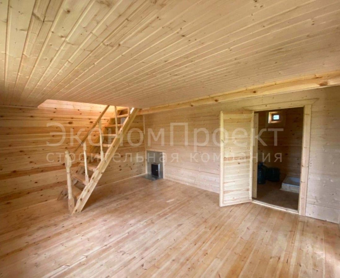 Баня 6х6 из бруса с мансардой Б-2