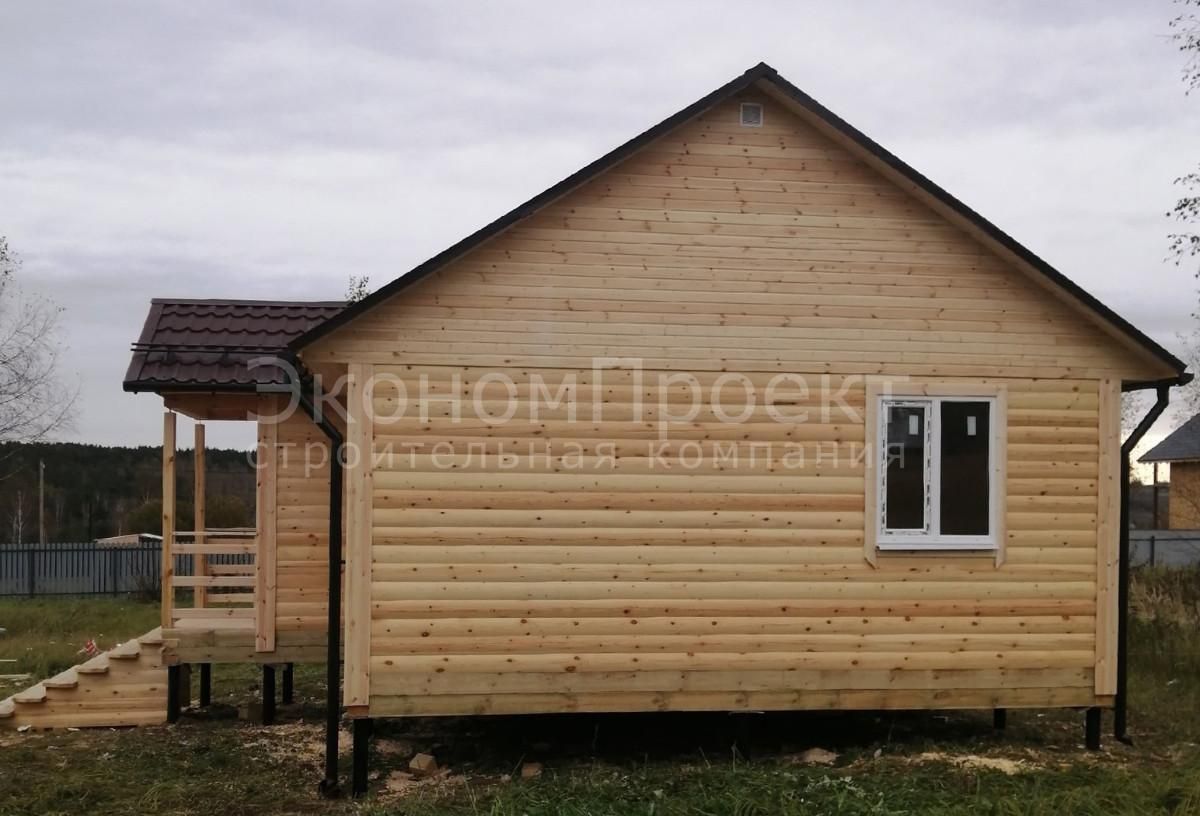 Одноэтажный дом из бруса 6х8 под ключ (Д-14)