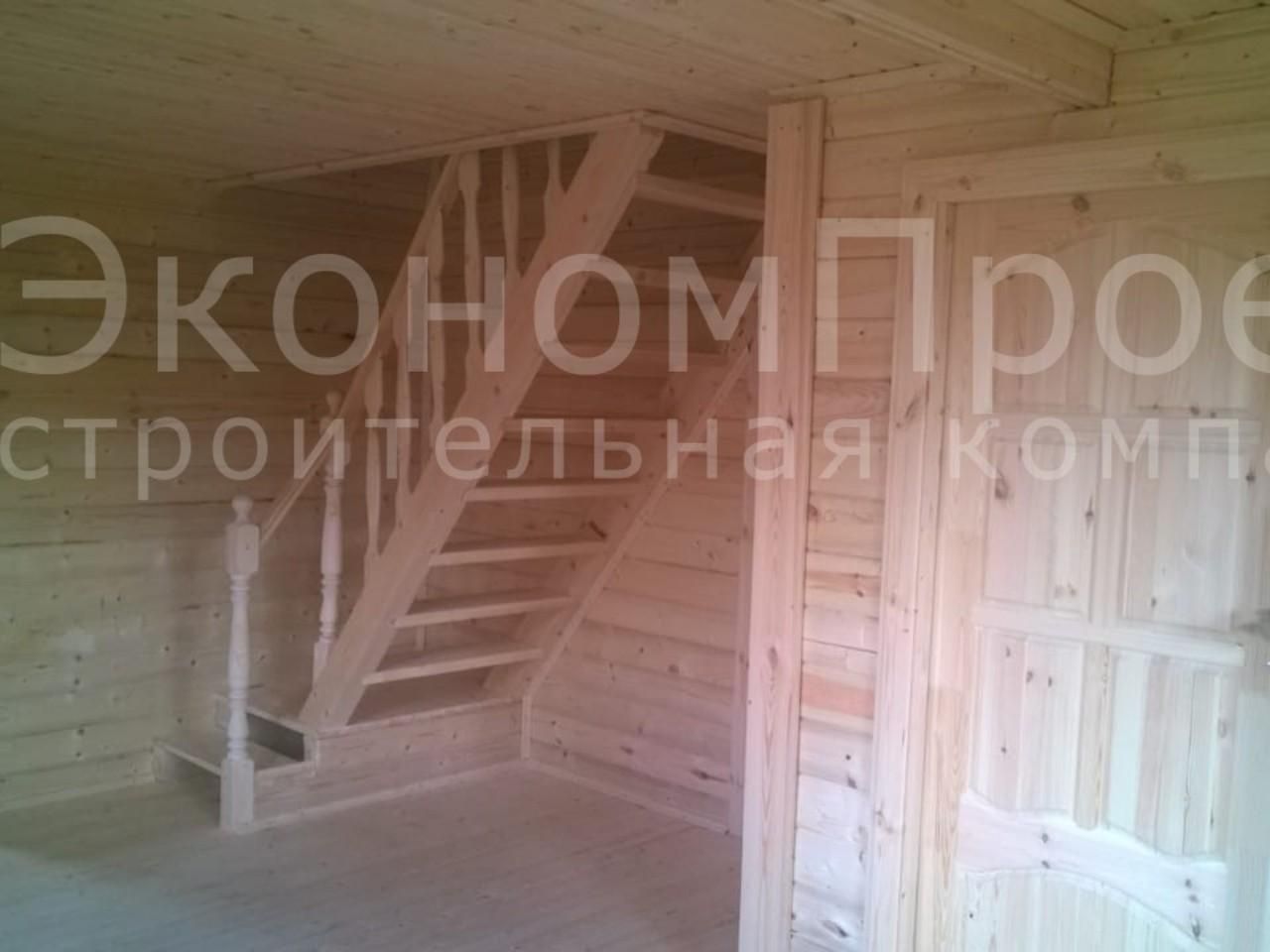 Интерьер брусовых домов и бань