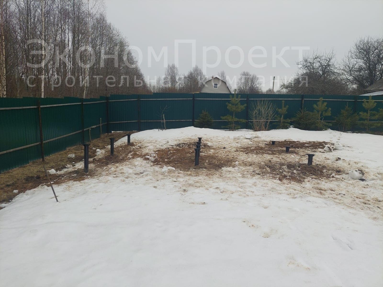 Фото загородного фундамента