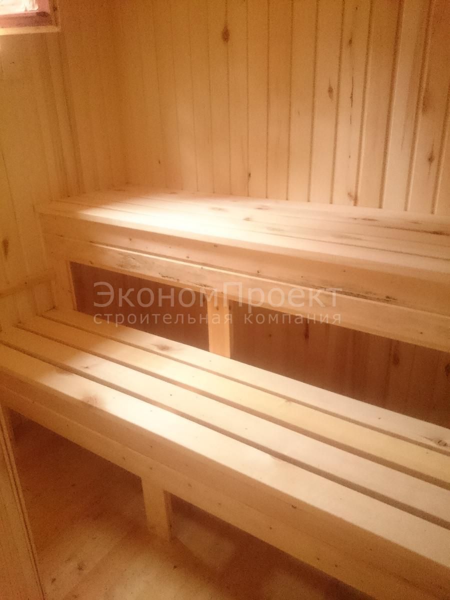 Баня из бруса 6х4 с крыльцом Б-17