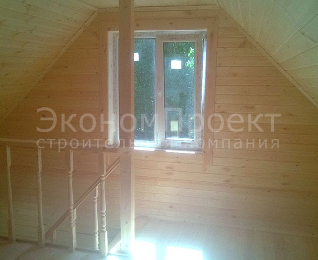 Баня 6х6 из бруса с мансардой Б-2