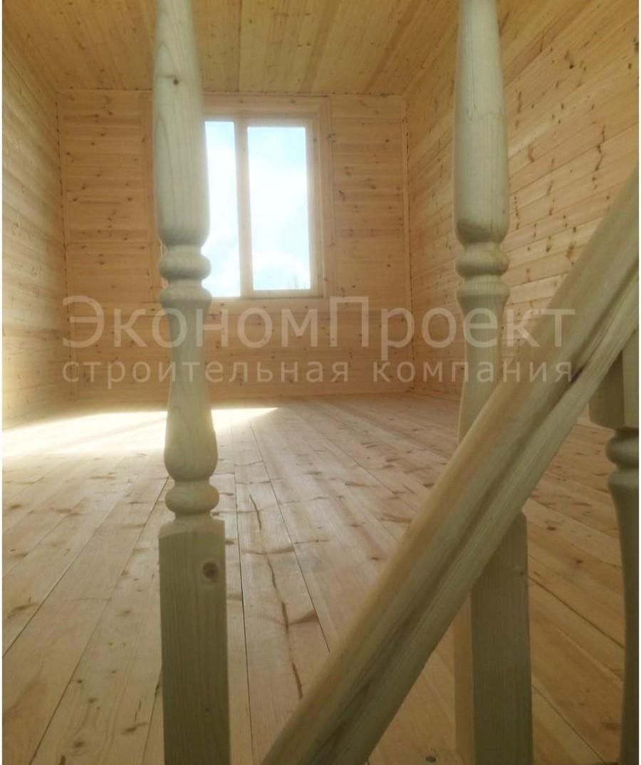 Баня из бруса 6x4 с мансардой Б-5