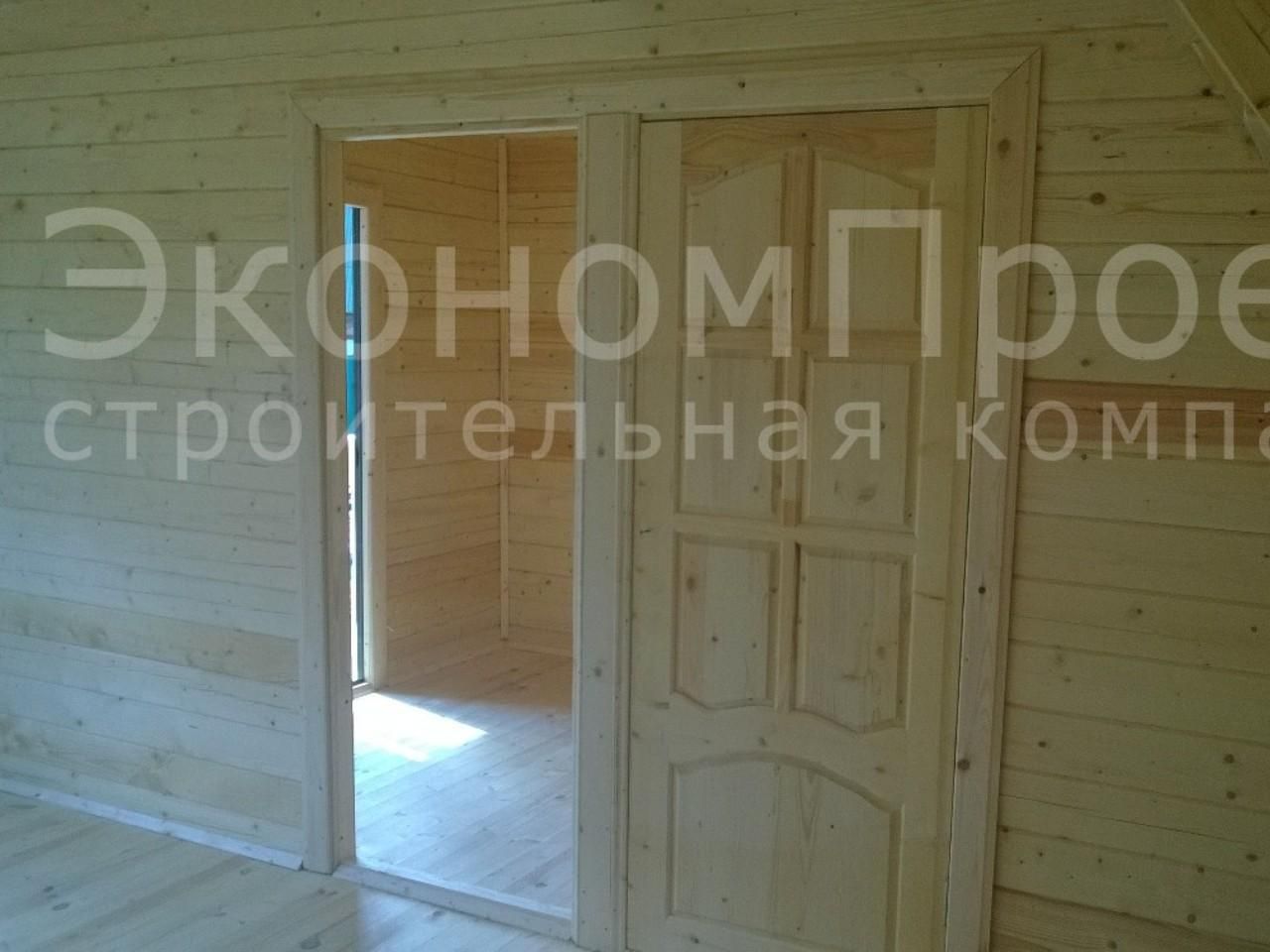 Интерьер брусовых домов и бань