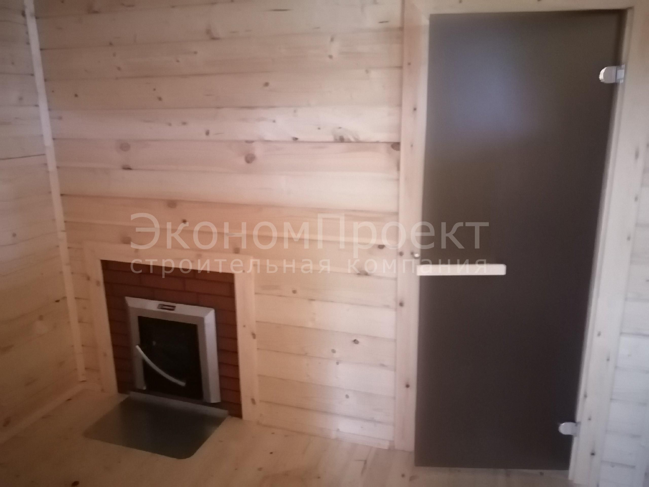 Интерьер брусовых домов и бань